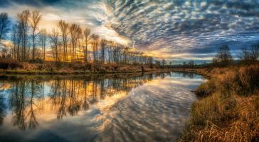 Clouds And River #11799