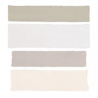 Painted Weaving I Neutral on White Sq #42926