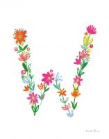 Floral Alphabet Letter XXIII #45500