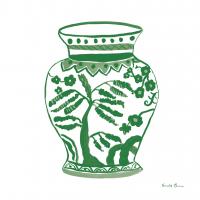 Chinoiserie IV Green #46157