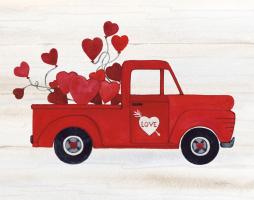 Rustic Valentine Truck #46666