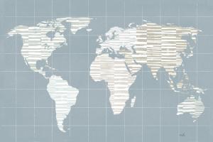 Calm World Map Grid #46934