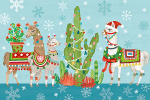 Lovely Llamas Christmas I #47233