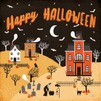 Spooky Village IV Happy Halloween #49229