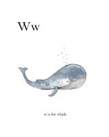 W is for Whale #51580