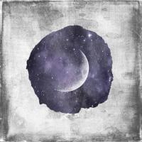 Purple Crescent Moon #53140