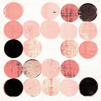Dots II Square I Pink Black #53752