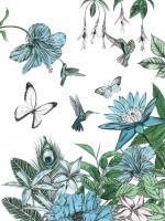 Butterflies and Flowers III #56599