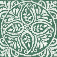 Amadora Dark Green Tile IV #56947