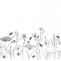 Bees and Botanicals Pattern IX #61519