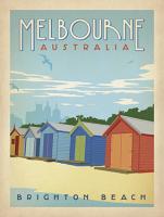 VINTAGE ADVERTISING BRIGHTON BEACH BOXES MELBOURNE AUSTRALIA #JOEAND 116767