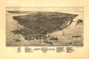 Key West, FL - 1884 #BE113600