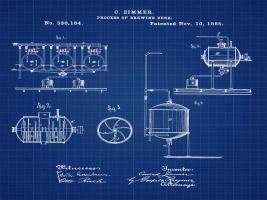 Brewing Process 1885 Blueprint #BE113844