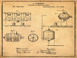 Brewing Process 1885 Sepia #BE113846