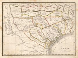 Texas historical map #DSP113562