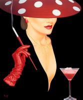 Spotted Hat Lady I #GY114373