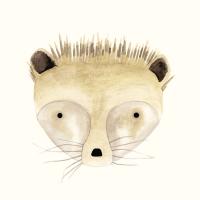 Hedgehog Watercolor Face #91069