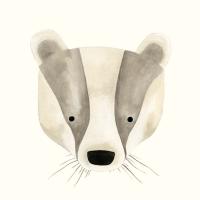Badger Watercolor Face #91072 Badger Watercolor Face #91072