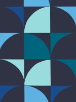 Monochrome Patterns 9 in Blue #99023 Monochrome Patterns 9 in Blue #99023