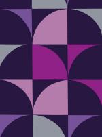 Monochrome Patterns 9 in Purple #99032