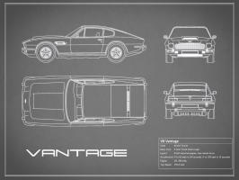 Aston V8 Vantage-Grey #RGN112708