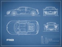 Audi R8 V10-Blue #RGN112712