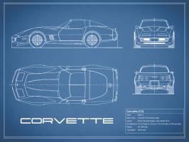 Corvette C3-Blue #RGN112721