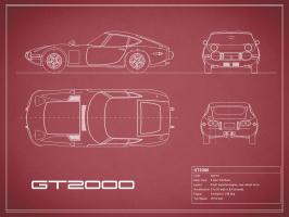 Toyota GT2000-Maroon #RGN112791