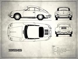 Porsche 356C White #RGN113211
