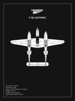 BP Lockheed P38 Lightning Black #RGN114936