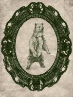 Framed Grizzly Bear in Evergreen #89829 Framed Grizzly Bear in Evergreen #89829