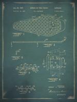 Snowshoe Patent 2 Blue #90014