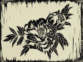 Natural Linocut B #90991 Natural Linocut B #90991