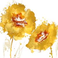 Flower Burst in Amber II #VAU113496