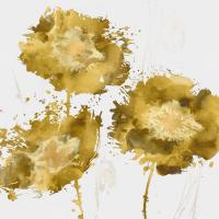 Golden Flower Burst I #VAU113499