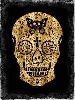 Day of the Dead in Gold & Black #WG112365