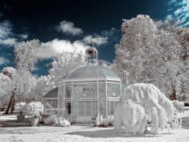 The Glass House by Eiffel, Gradignan - Infrared Photography #IG 8158